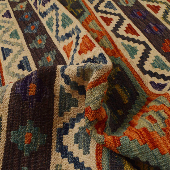 Handmade Turkish Design Wool Kilim 8' 2" x 11' 7" - No. AL42468