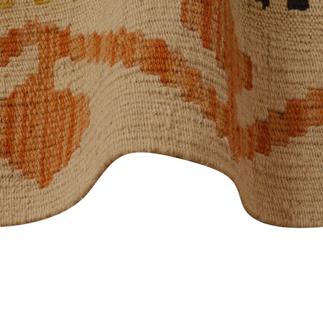 Hand Knotted Afghan Style Kilim 9' 10" x 13' 1" - No. AL41024