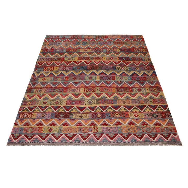 Hand Made Afghan Kilim 8' 8" x 11' 6" - No. AL64847