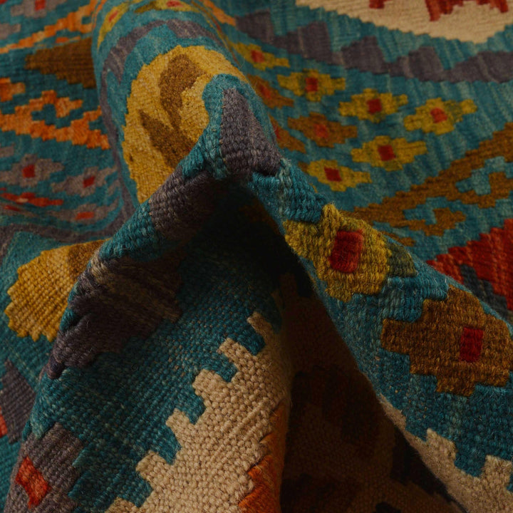 Handmade Vegetable Kelim 5' 3" x 6' 4" - No. AL62454