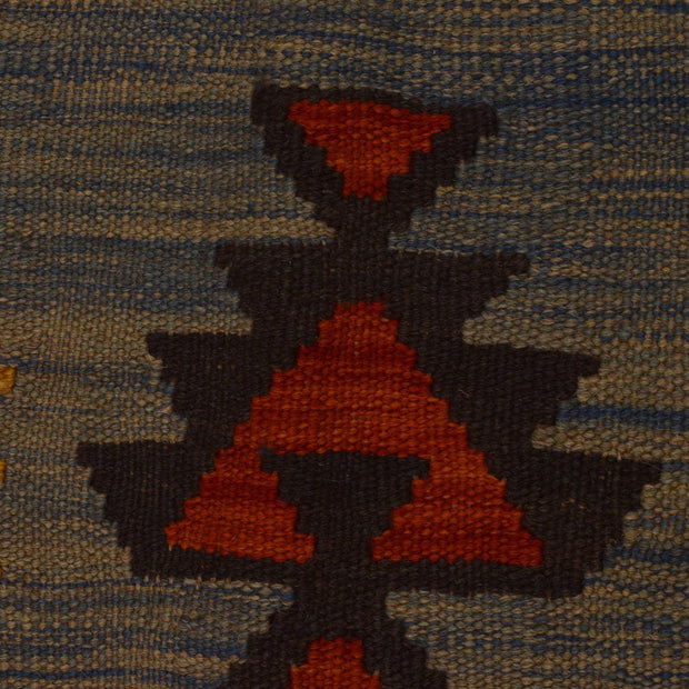 Handmade Turkish Design Wool Kilim 4' 3" x 5' 7" - No. AL66350