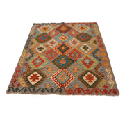 Small Size Chobi Kilim 4' 1" x 5' 7" - No. AL49368
