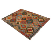 Small Size Chobi Kilim 4' 1" x 5' 7" - No. AL49368