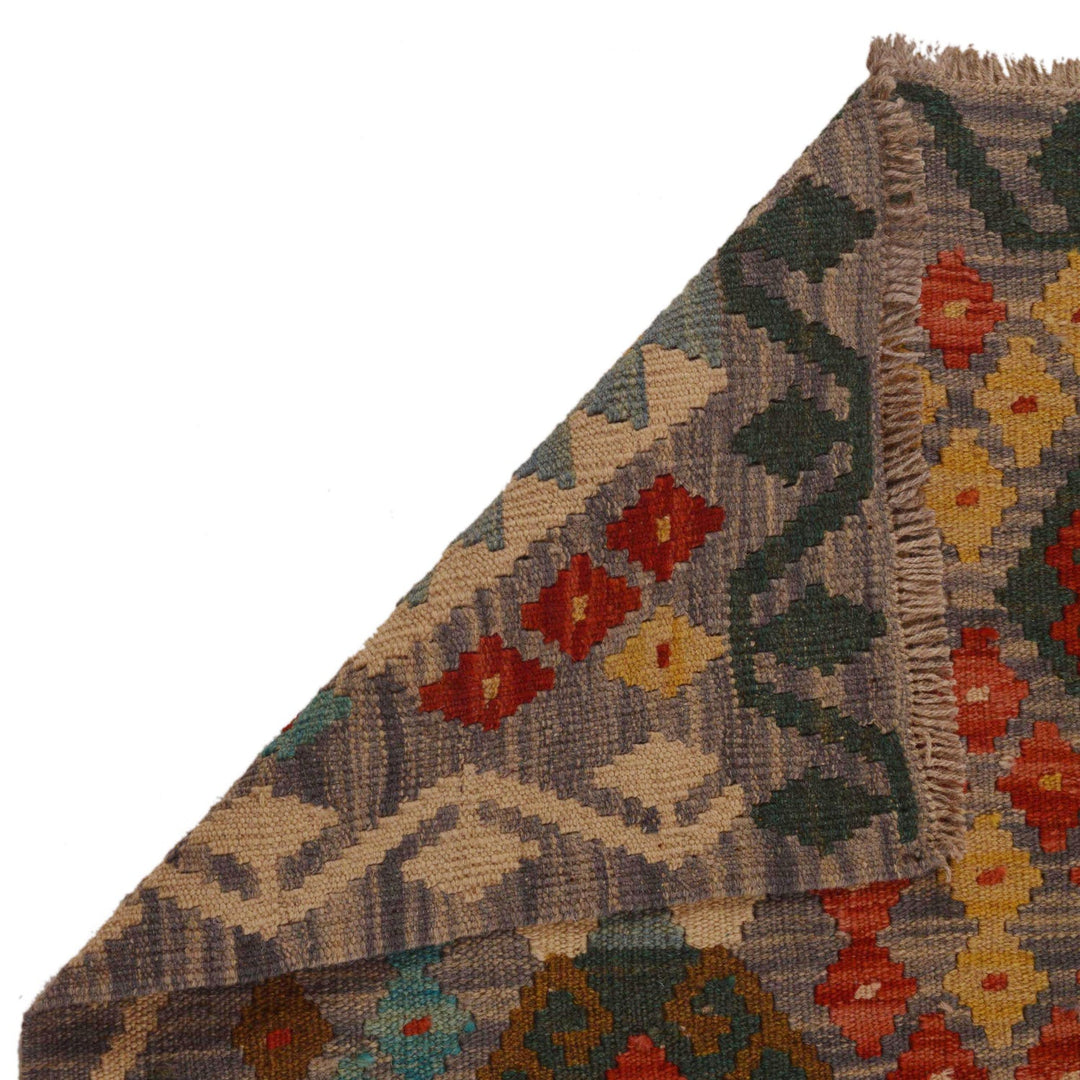 Small Size Chobi Kilim 4' 1" x 5' 7" - No. AL49368