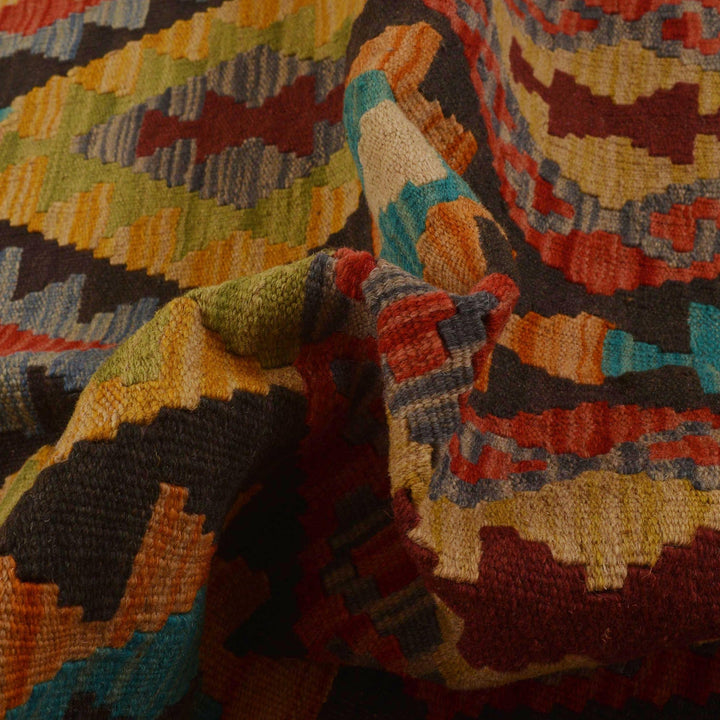 Hand Woven Wool Kelim 3' 3" x 5' 0" - No. AL72551