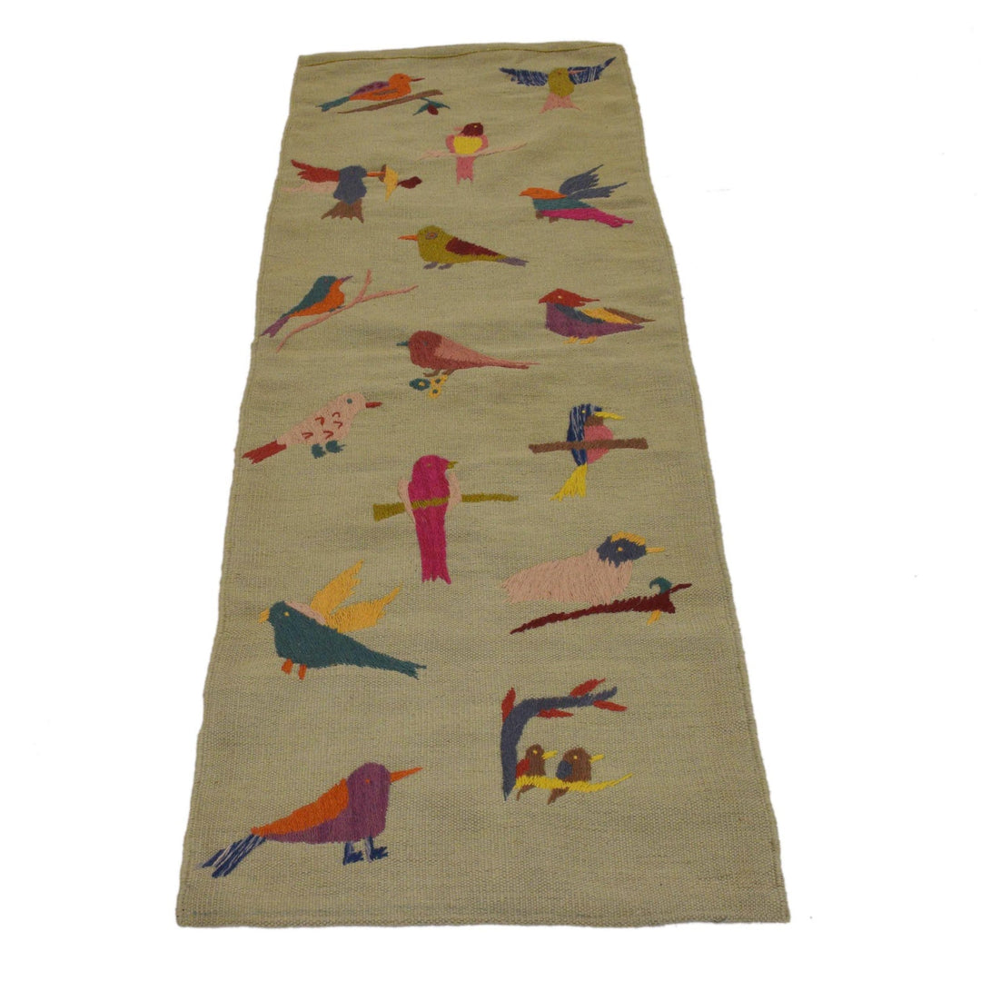 Hand Made Embroidery Kilim 2' 0"x 6' 2" - No. AL75474