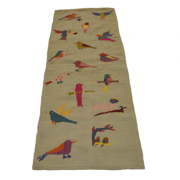 Hand Made Embroidery Kilim 2' 0"x 6' 2" - No. AL75474