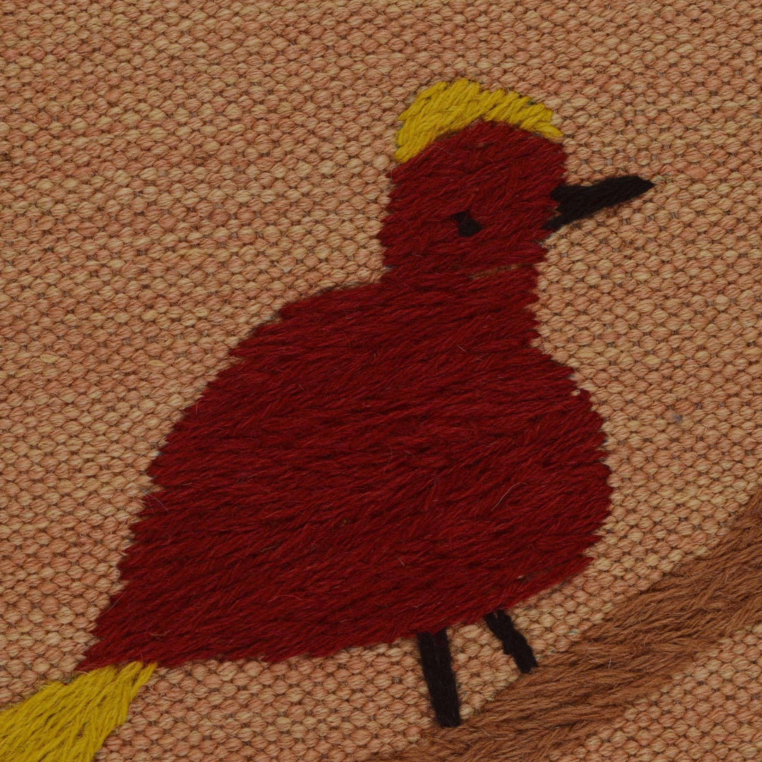 Pakistani Embroidery Kilim Runner 3' 3"x 6' 10" - No. AL93027