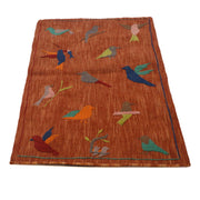 Pakistani Embroidery Kilim 2' 7" x 4' 1" - No. AL51303