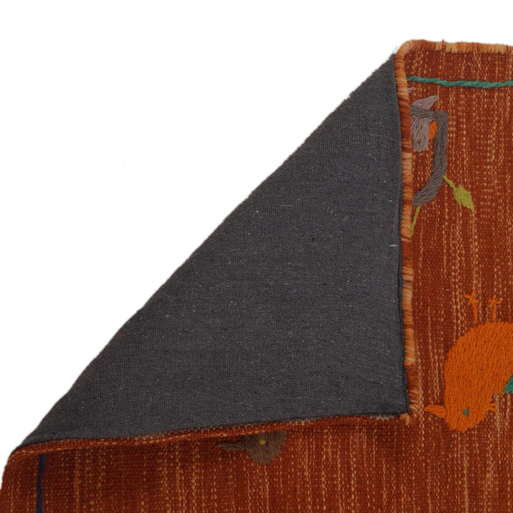 Pakistani Embroidery Kilim 2' 7" x 4' 1" - No. AL51303