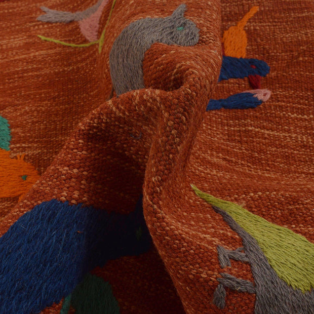 Pakistani Embroidery Kilim 2' 7" x 4' 1" - No. AL51303