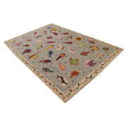 Hand Made Embroidery Kilim 5' 5" x 7' 10" - No. AL81023