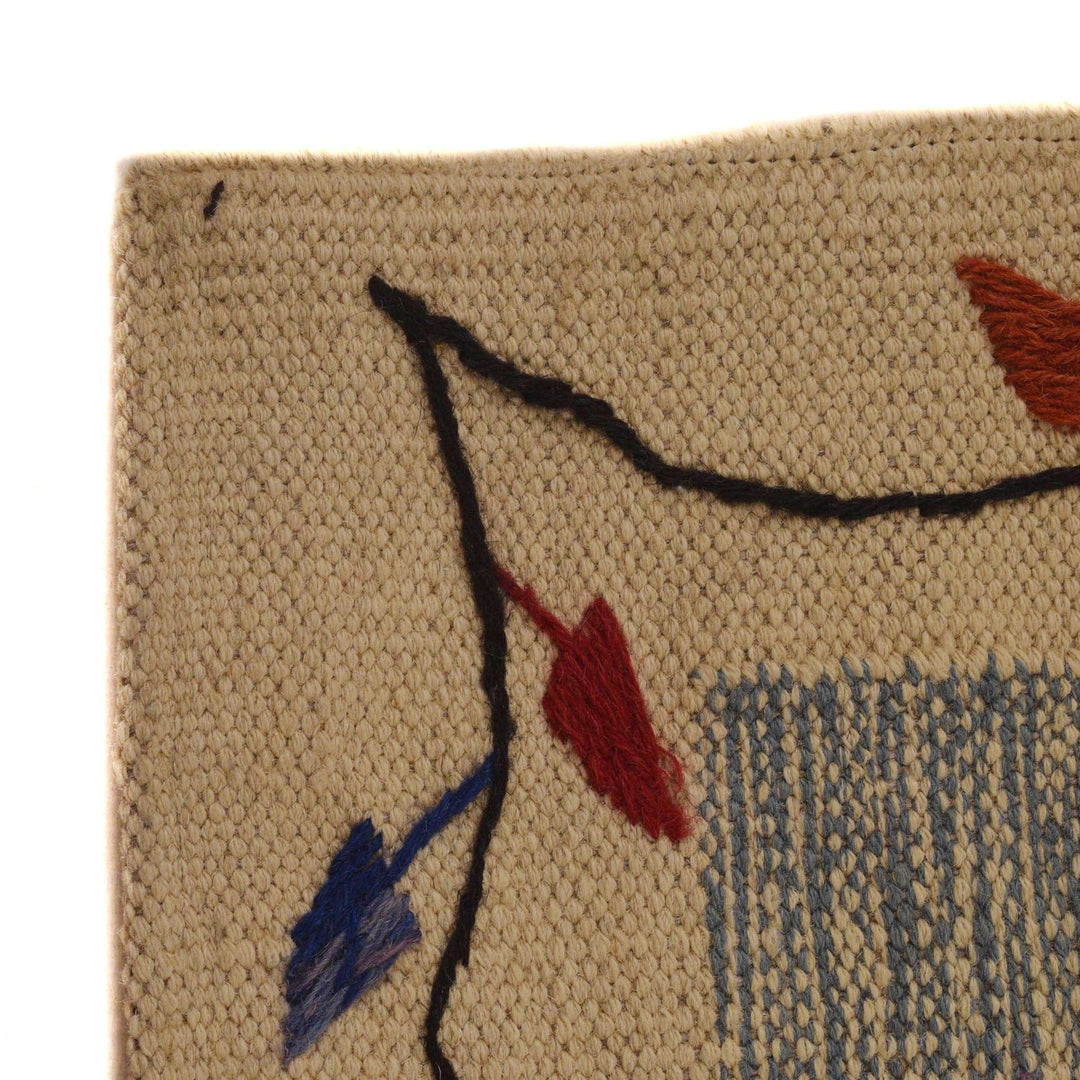 Hand Made Embroidery Kilim 5' 5" x 7' 10" - No. AL81023