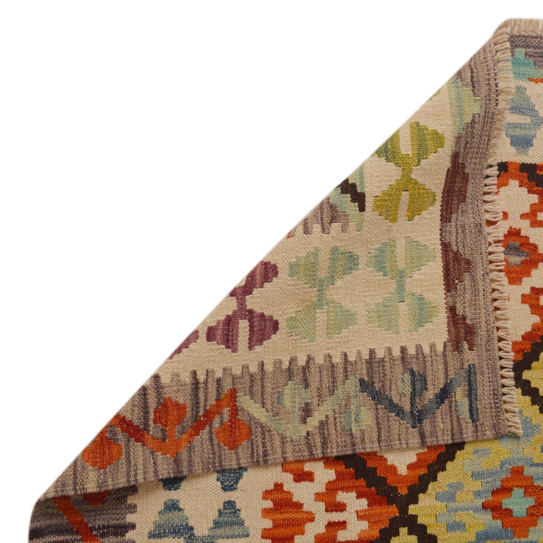 Hand Knotted Flatweave Kilim 5' 6" x 8' 1" - No. AL29293