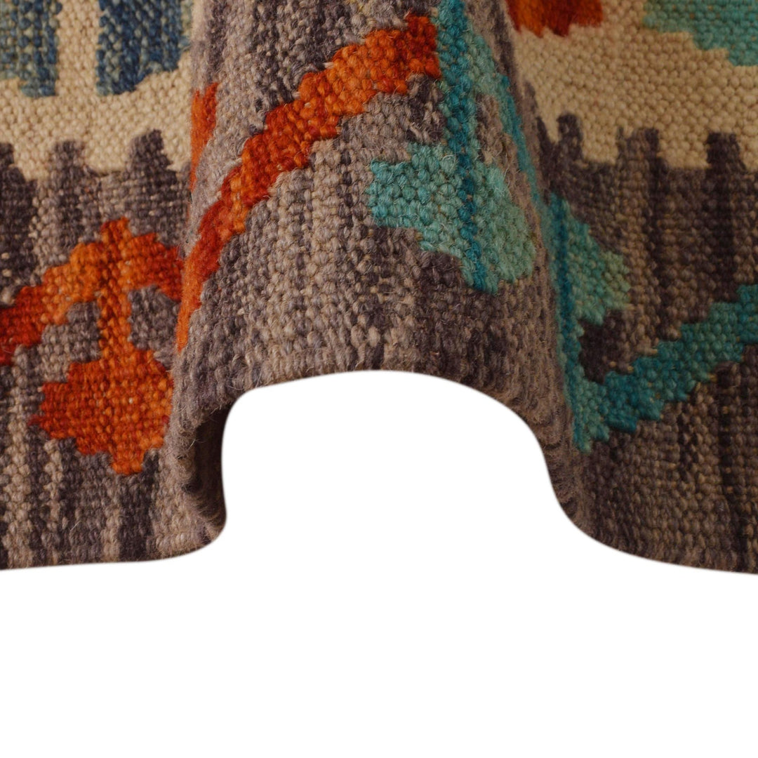 Hand Knotted Flatweave Kilim 5' 6" x 8' 1" - No. AL29293