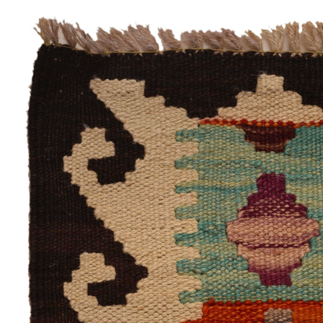 Handmade Vegetable Kilim 4' 11" x 6' 7" - No. AL50828