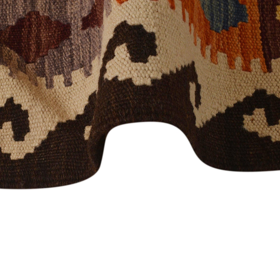 Handmade Vegetable Kilim 4' 11" x 6' 7" - No. AL50828