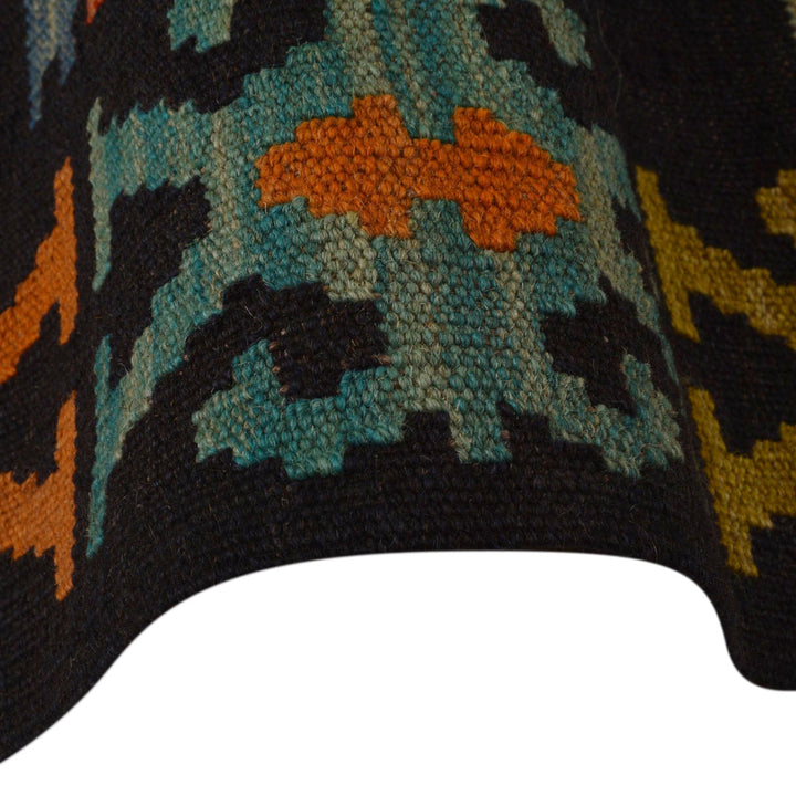 Hand Knotted Afghan Style Kilim 5' 0" x 6' 7" - No. AL50784