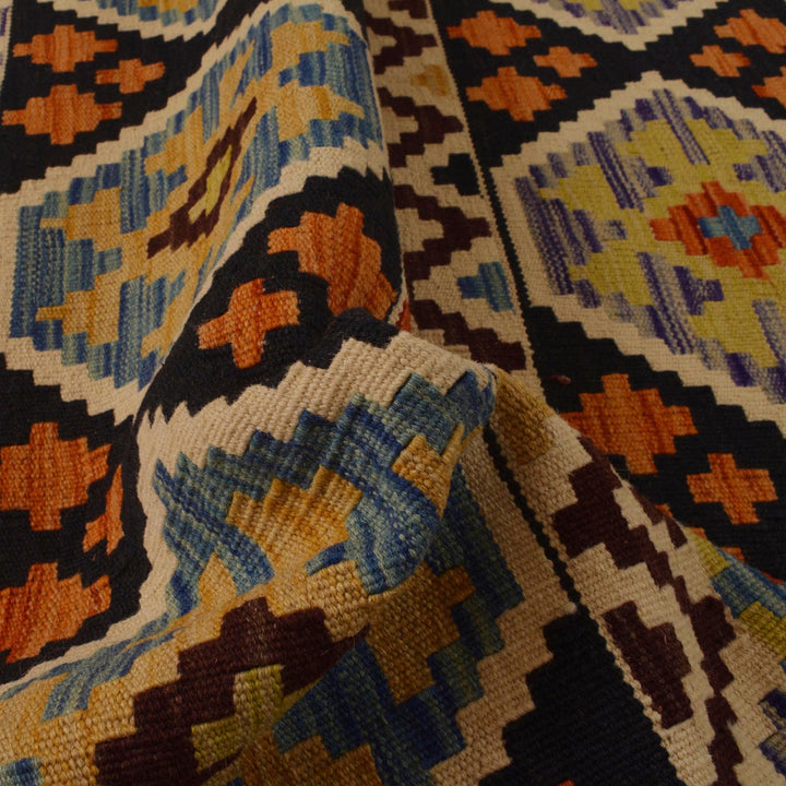 Handmade Afghan Vegetable Kilim 4' 10" x 8' 5" - No. AL70140