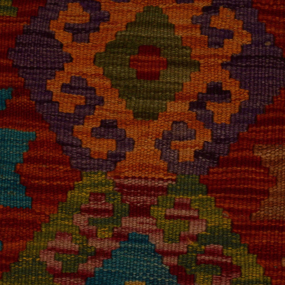 Handmade Turkish Design Wool Kilim 4' 11" x 6' 5" - No. AL16812