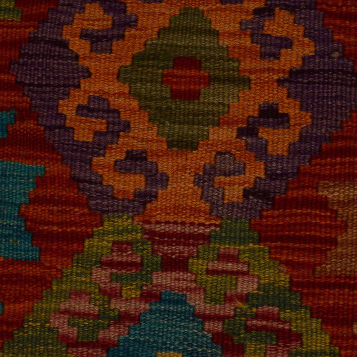 Handmade Turkish Design Wool Kilim 4' 11" x 6' 5" - No. AL16812