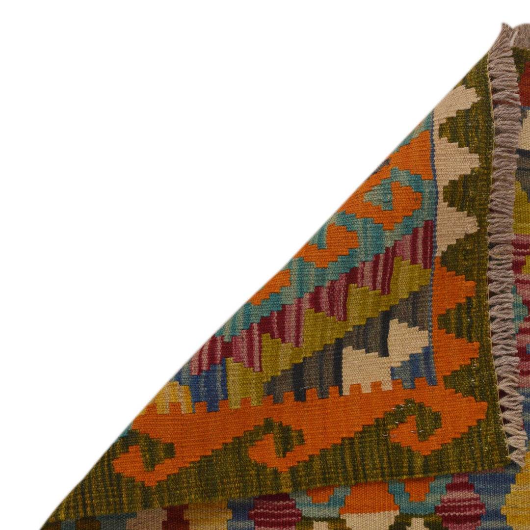 Short Chobi Kilim Runner 1' 10" x 6' 4" - No. AL23133