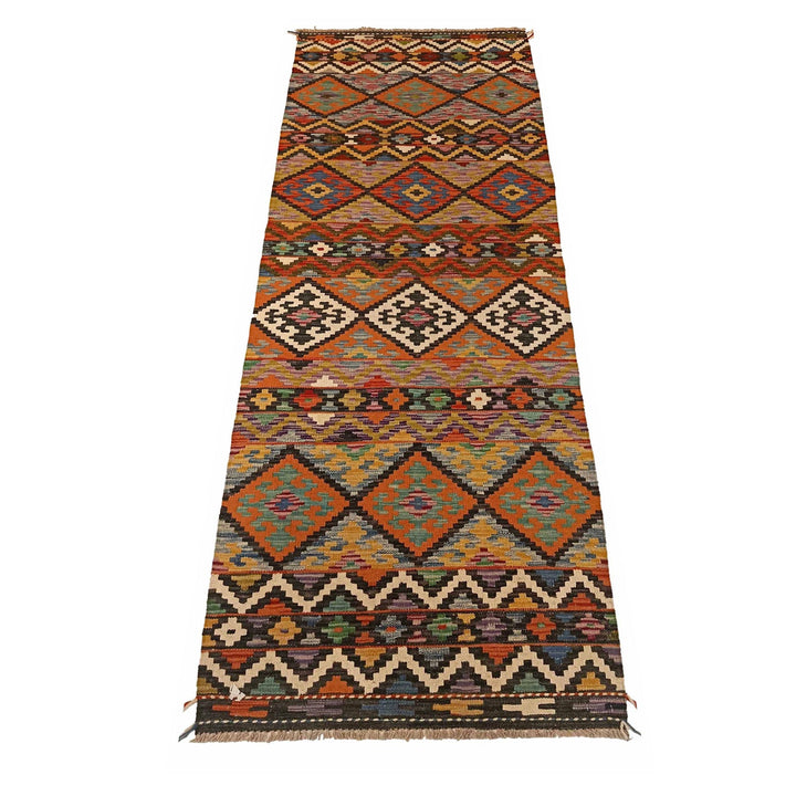 Hand Made Afghan Kilim Runner 2' 5" x 8' 3" - No. AL54470