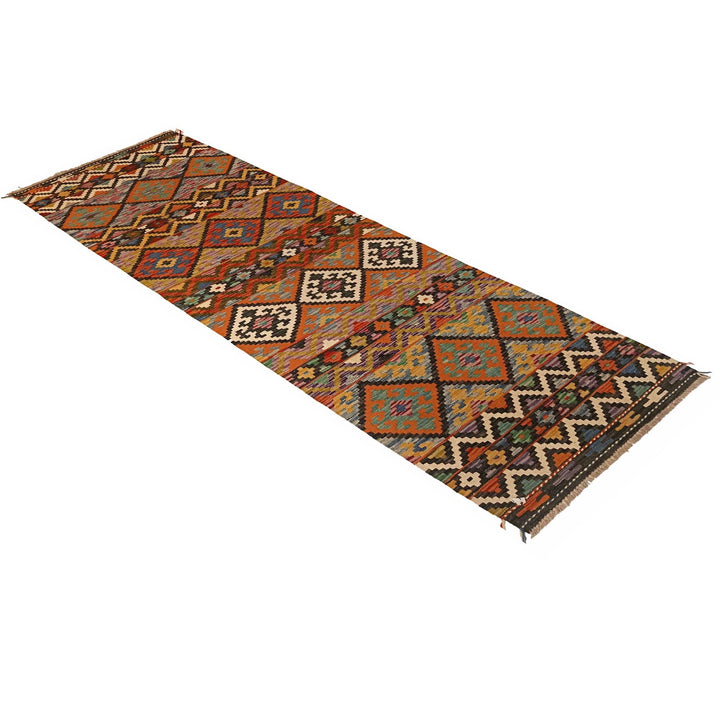 Hand Made Afghan Kilim Runner 2' 5" x 8' 3" - No. AL54470