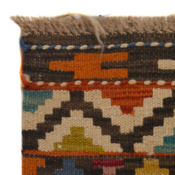 Hand Made Afghan Kilim Runner 2' 5" x 8' 3" - No. AL54470