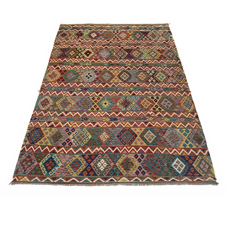 Handmade Vegetable Kilim 8' 2" x 11' 2" - No. AL20658