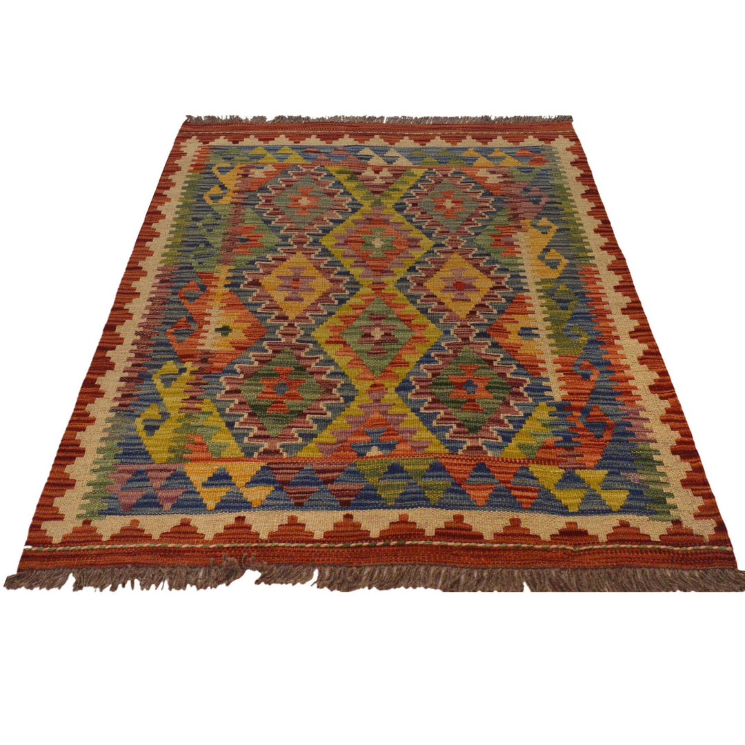 Handmade Vegetable Kilim 2' 10" x 3' 7" - No. AL99231
