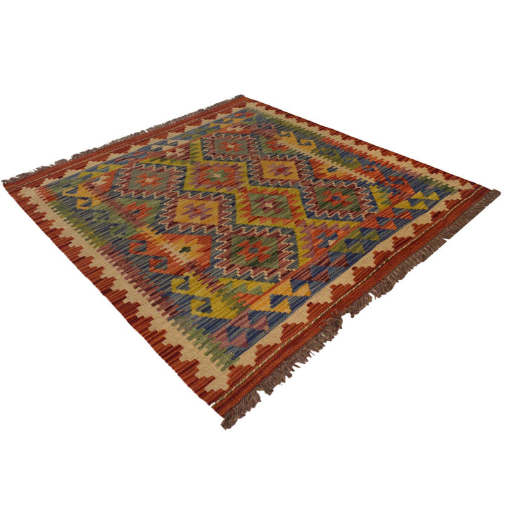 Handmade Vegetable Kilim 2' 10" x 3' 7" - No. AL99231