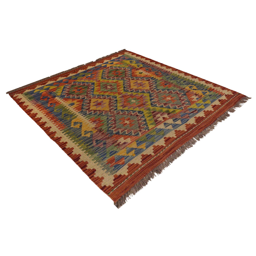 Handmade Vegetable Kilim 2' 10" x 3' 7" - No. AL99231
