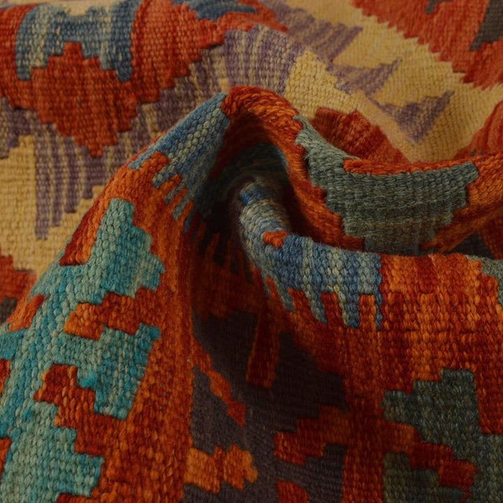 Handmade Vegetable Kelim 2' 10" x 4' 4" - No. AL76330