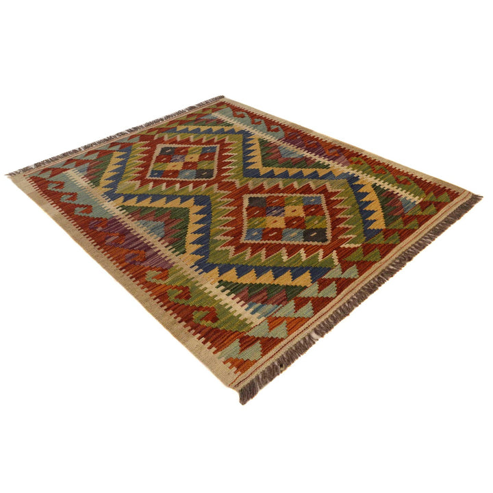 Small Size Chobi Kilim 2' 11" x 3' 11" - No. AL60062