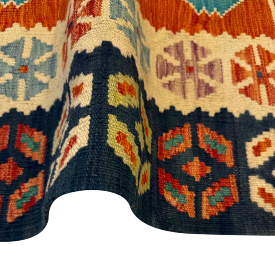 Hand Made Afghan Kilim 2' 11" x 3' 11" - No. AL40672