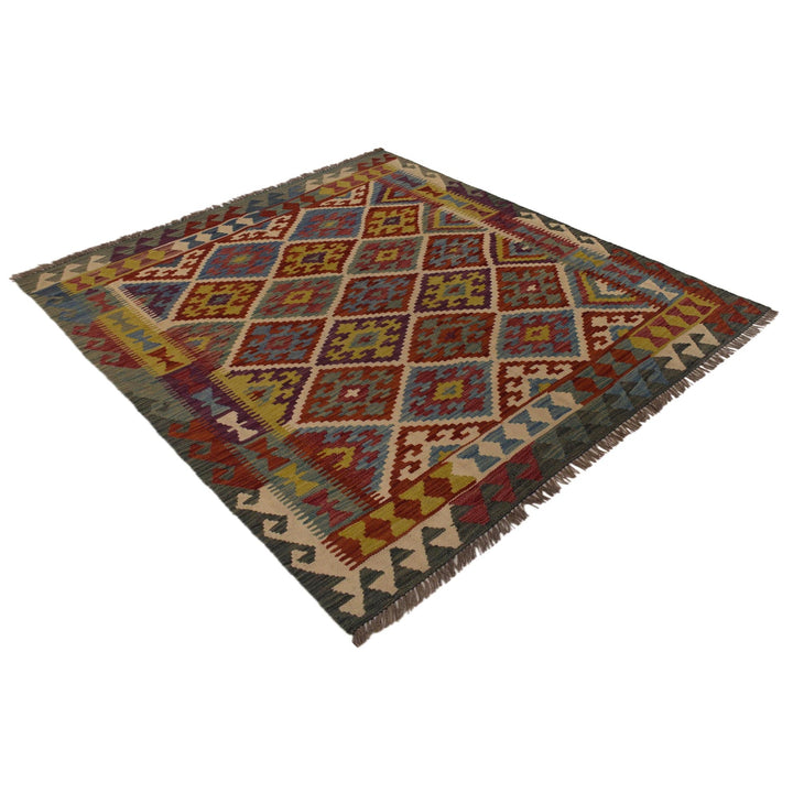 Medium Size Chobi Kilim 4' 11" x 6' 0" - No. AL34410