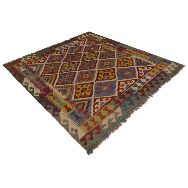 Medium Size Chobi Kilim 4' 11" x 6' 0" - No. AL34410