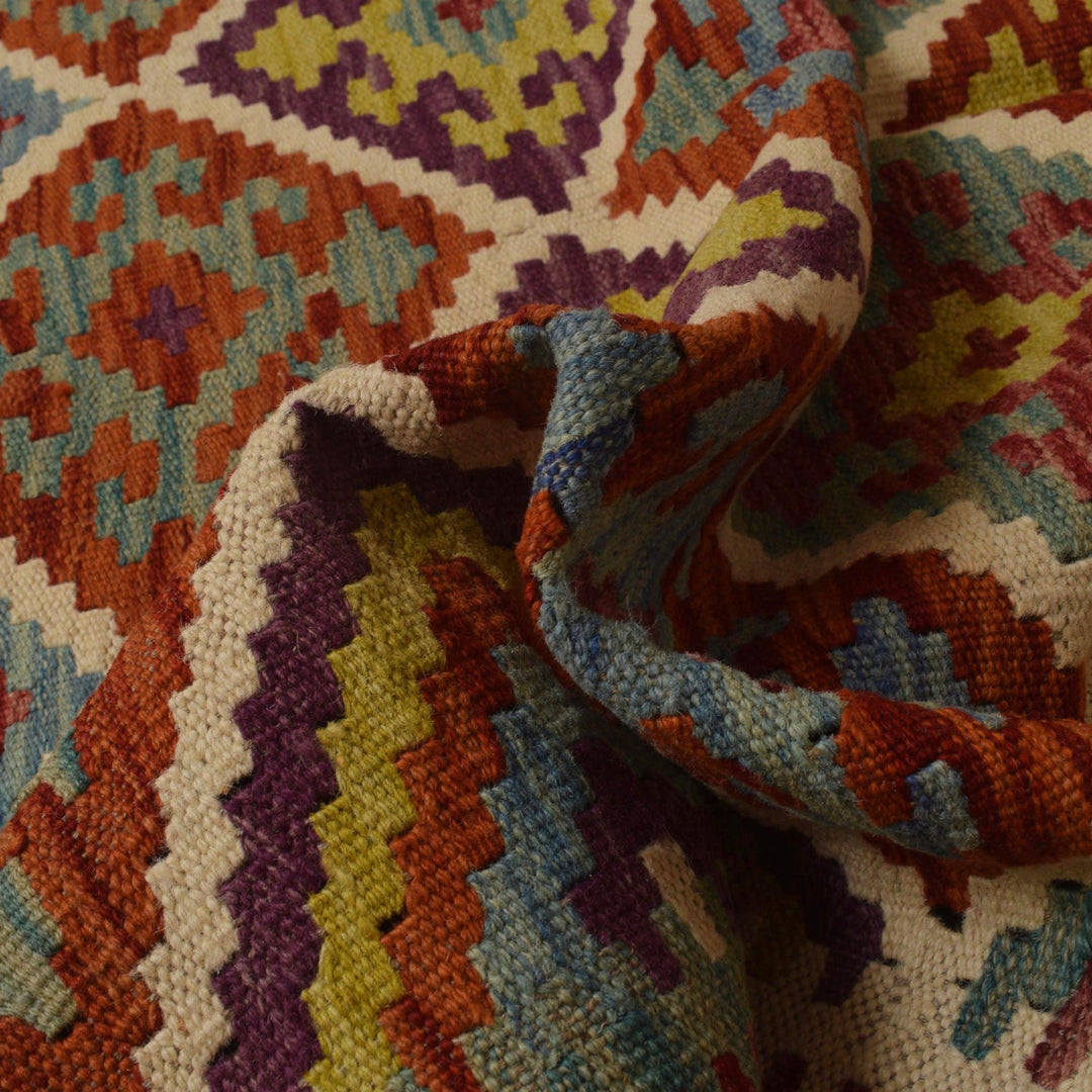 Medium Size Chobi Kilim 4' 11" x 6' 0" - No. AL34410