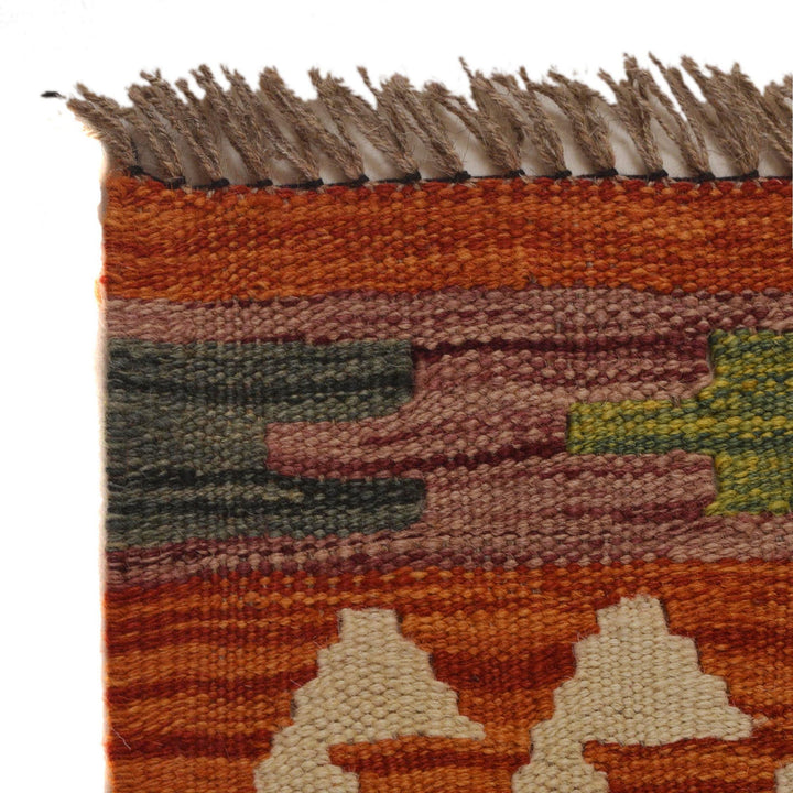 Handmade Vegetable Kilim 3' 2" x 4' 11" - No. AL46811