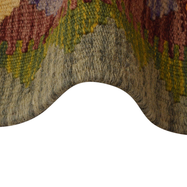 Handmade Vegetable Kelim 3' 5" x 5' 1" - No. AL69500