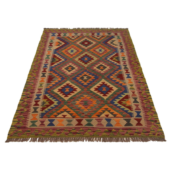 Hand Knotted Flatweave Kilim 3' 3" x 5' 7" - No. AL49358