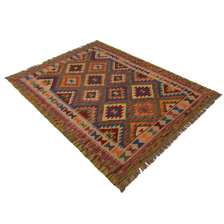 Hand Knotted Flatweave Kilim 3' 3" x 5' 7" - No. AL49358