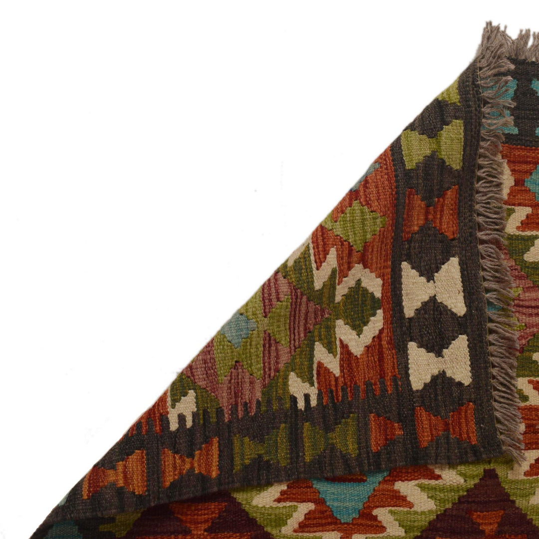 Small Size Chobi Kilim 3' 2" x 4' 10" - No. AL12201