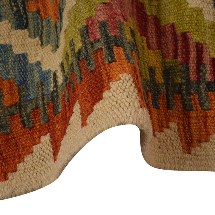 Handmade Vegetable Kilim Runner 2' 6"x 6' 7" - No. AL69546