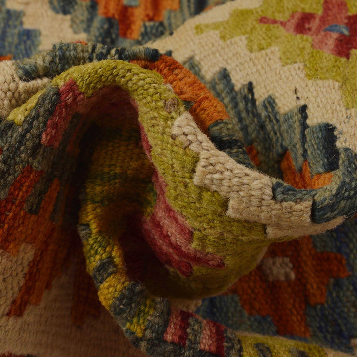 Handmade Vegetable Kilim Runner 2' 6"x 6' 7" - No. AL69546