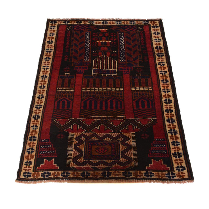 Handmade Prayer Rug 2' 9" x 4' 6" - No. AL66407
