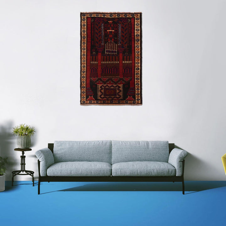 Handmade Prayer Rug 2' 9" x 4' 6" - No. AL66407