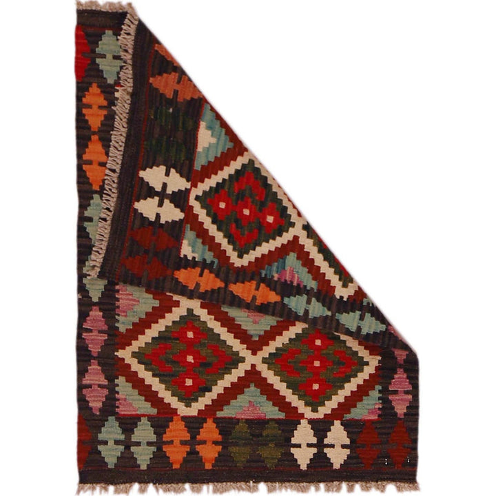 Handmade Vegetable Kilim 2' 1" x 2' 10" - No. AL82395