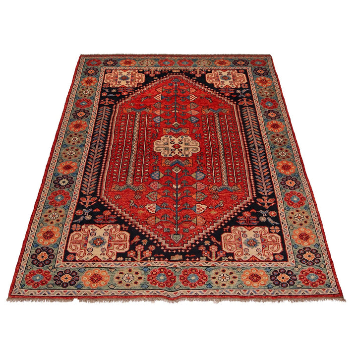 Shirazi Hand Knotted Carpet 6' 5" x 9' 6" - No. AL59539